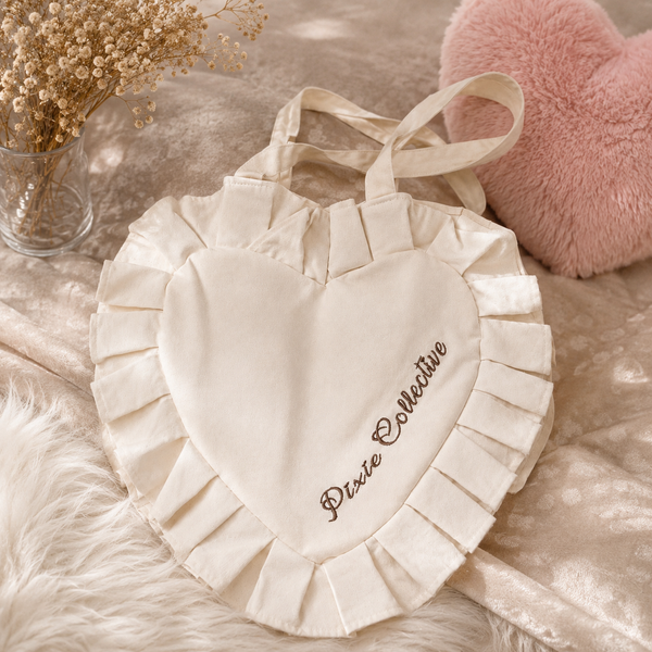 Pixie Heart & Ruffles Tote